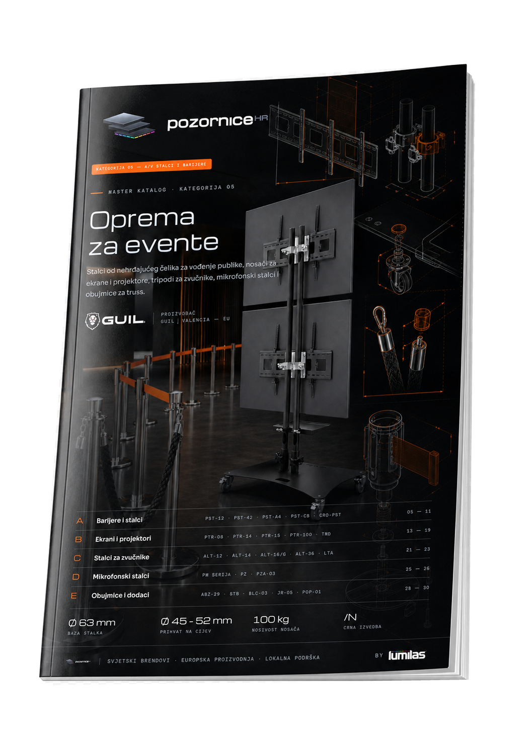 Fizički katalog Oprema za evente