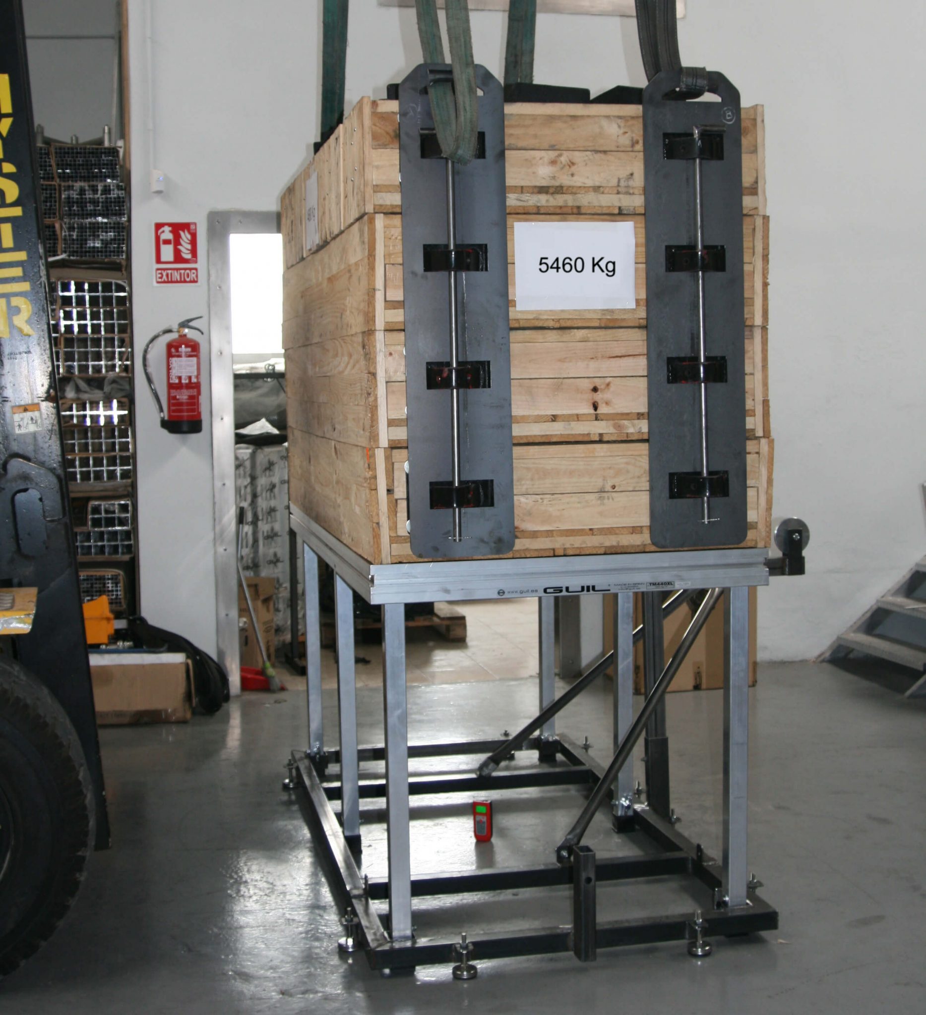 Službeno ispitivanje TM440XL s opterećenjem od 5.460 kg