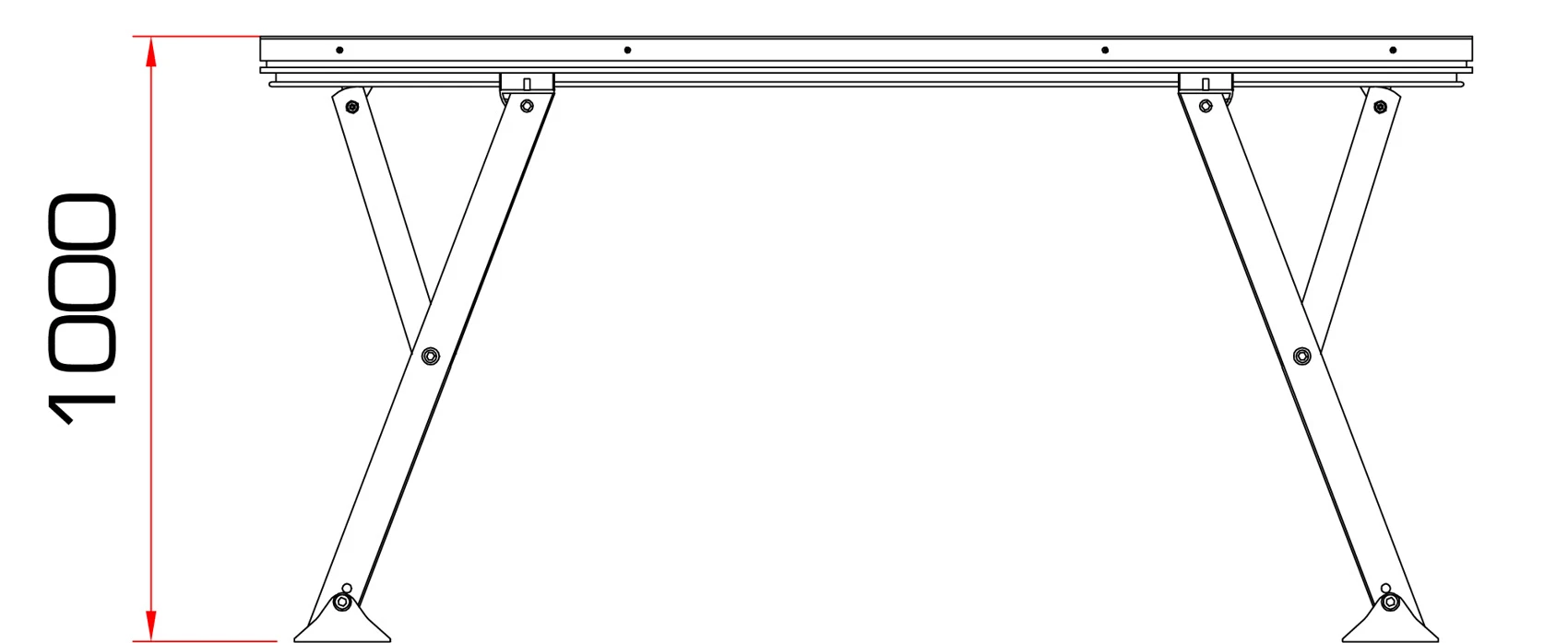 TM441/N na radnoj visini od 100 cm