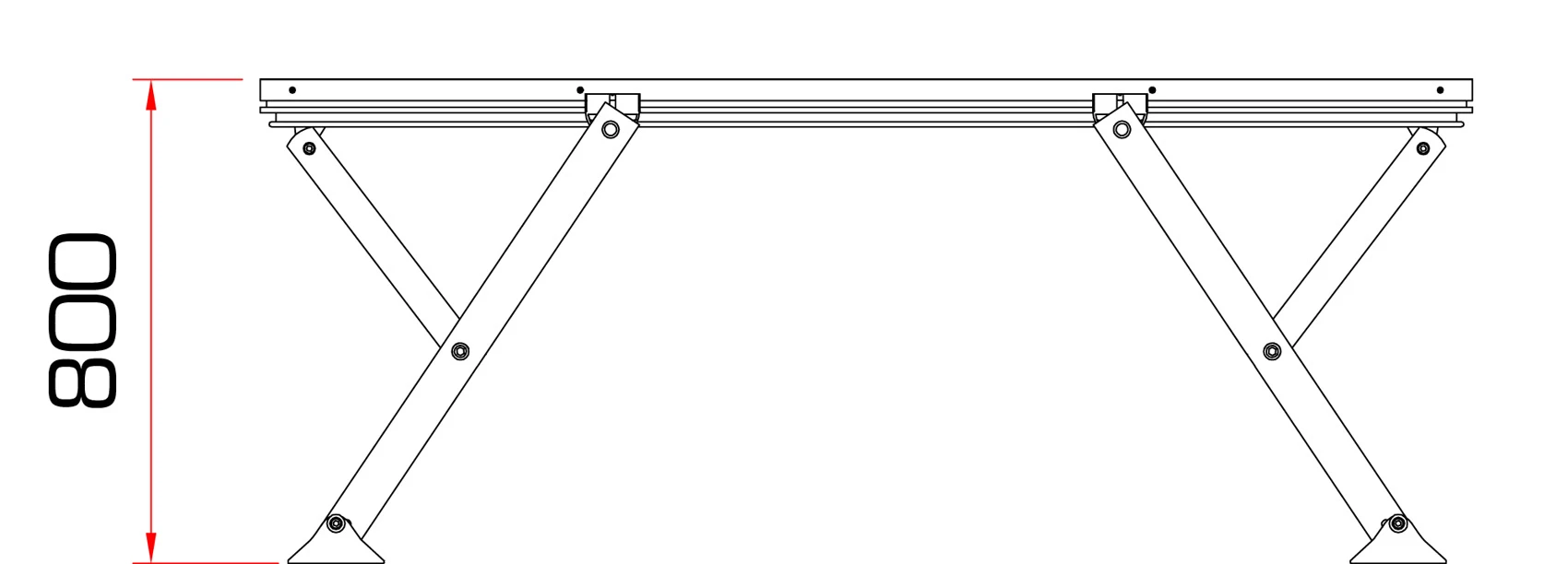 TM441/N na radnoj visini od 80 cm